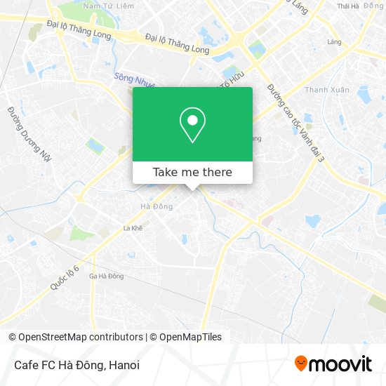 Cafe FC Hà Đông map