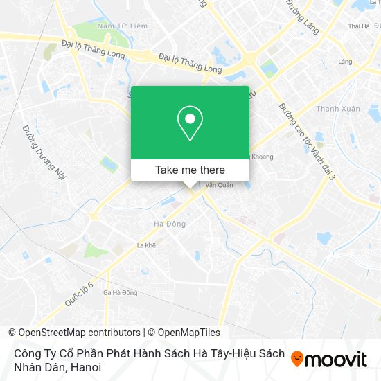 Công Ty Cổ Phần Phát Hành Sách Hà Tây-Hiệu Sách Nhân Dân map