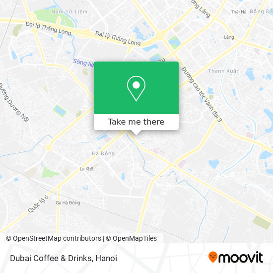 Dubai Coffee & Drinks map
