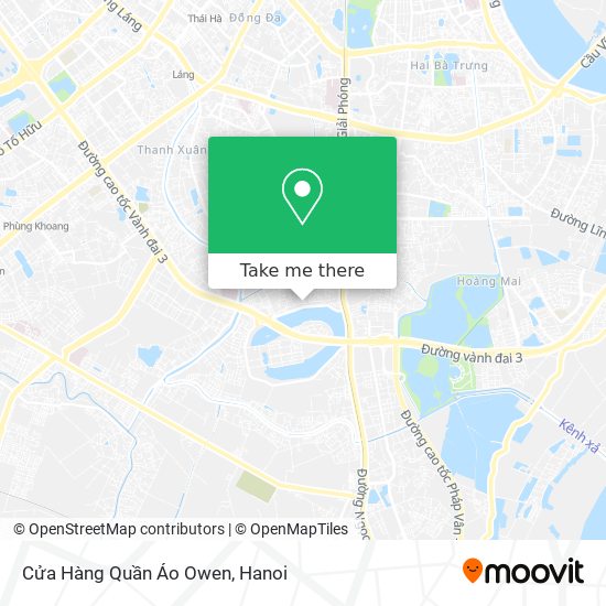 Cửa Hàng Quần Áo Owen map