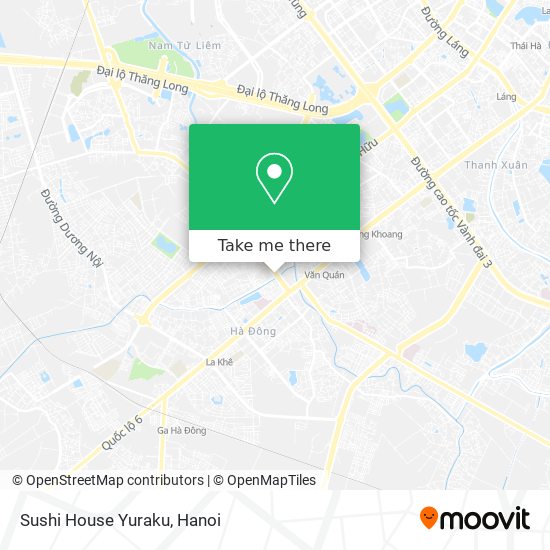 Sushi House Yuraku map