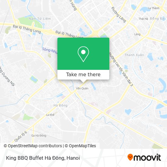 King BBQ Buffet Hà Đông map