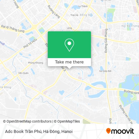 Adc Book Trần Phú, Hà Đông map