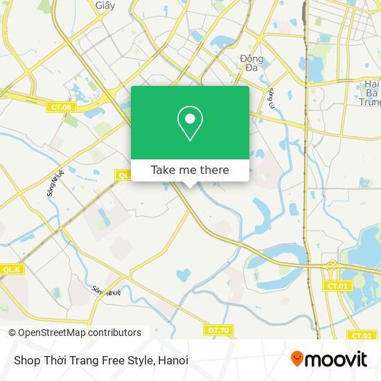 Shop Thời Trang Free Style map