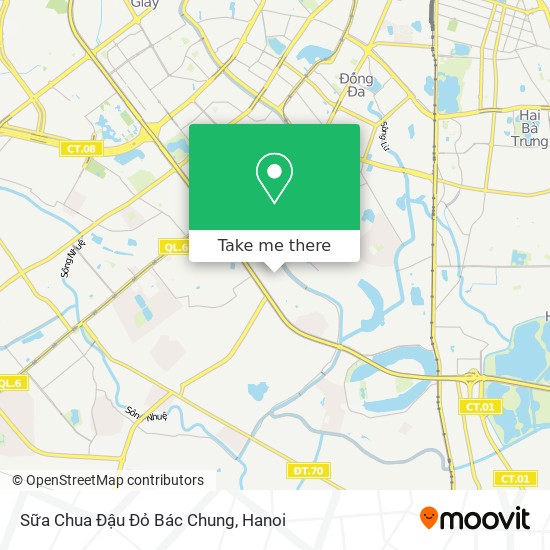 Sữa Chua Đậu Đỏ Bác Chung map