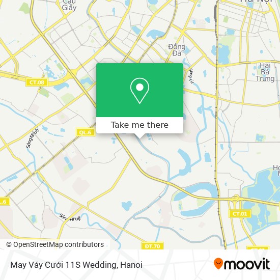 May Váy Cưới 11S Wedding map