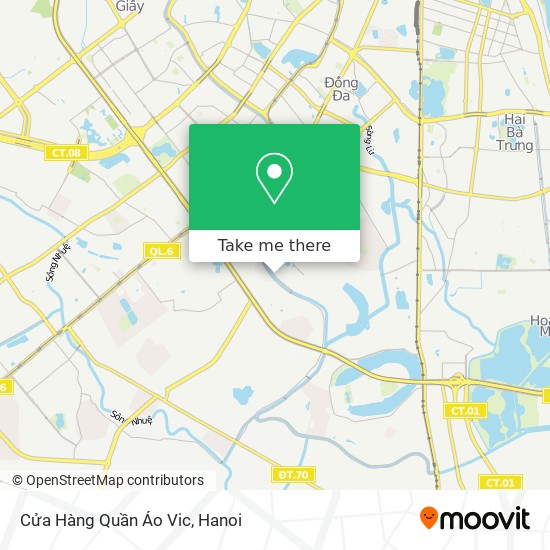 Cửa Hàng Quần Áo Vic map