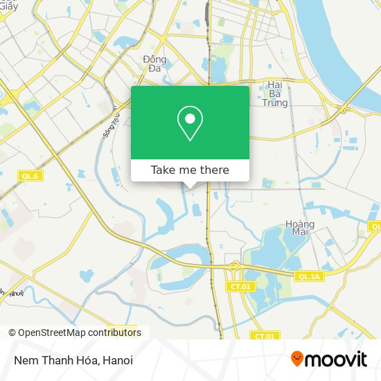 Nem Thanh Hóa map