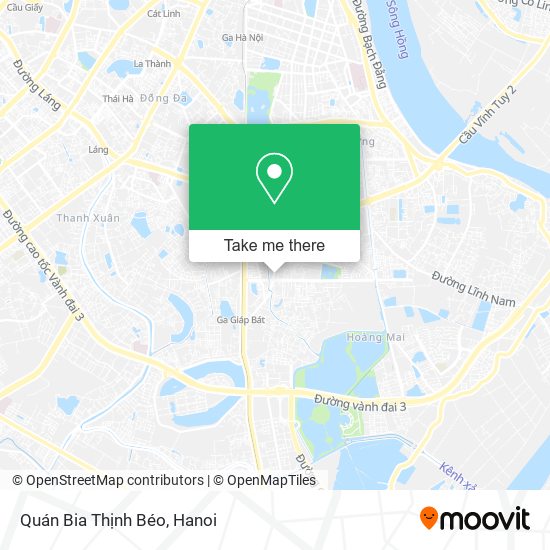 Quán Bia Thịnh Béo map