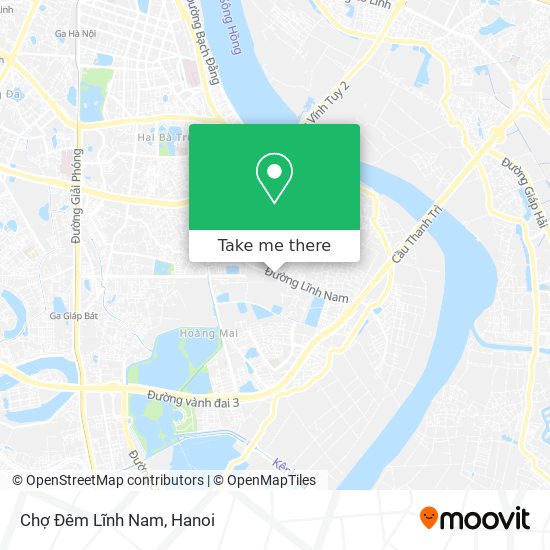 Chợ Đêm Lĩnh Nam map