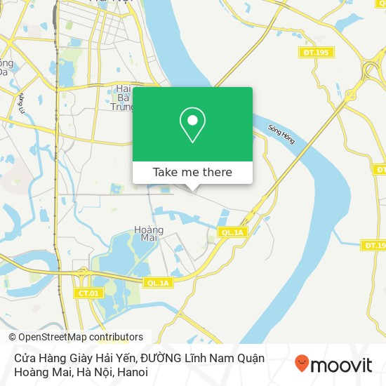 Cửa Hàng Giày Hải Yến, ĐƯỜNG Lĩnh Nam Quận Hoàng Mai, Hà Nội map