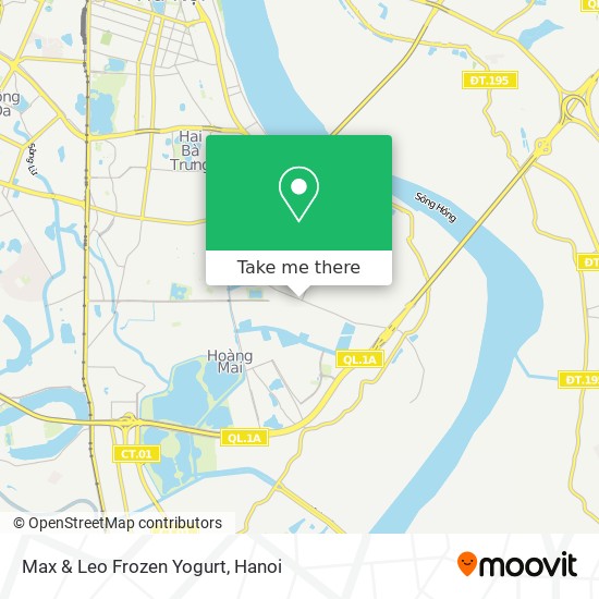 Max & Leo Frozen Yogurt map