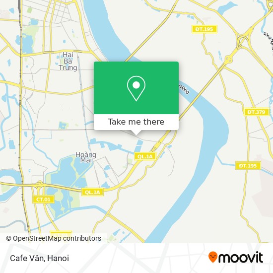 Cafe Vân map