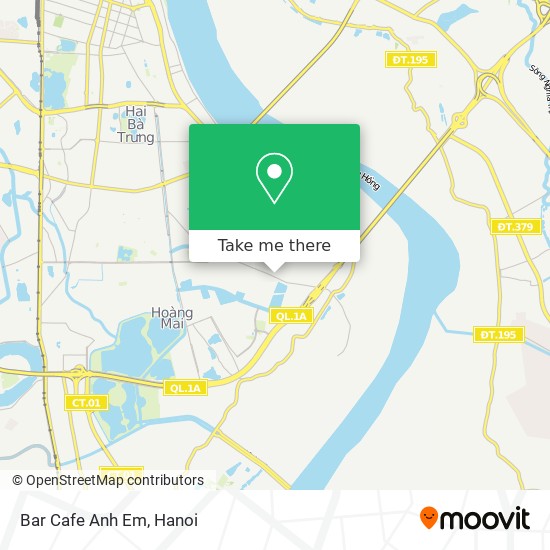 Bar Cafe Anh Em map