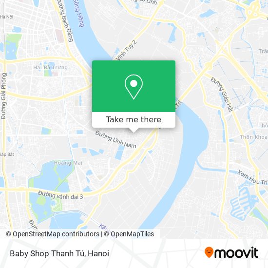 Baby Shop Thanh Tú map