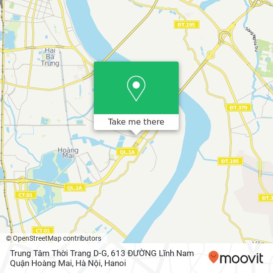 Trung Tâm Thời Trang D-G, 613 ĐƯỜNG Lĩnh Nam Quận Hoàng Mai, Hà Nội map