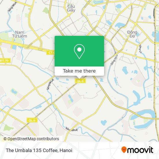 The Umbala 135 Coffee map