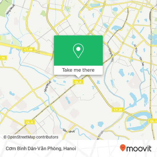 Cơm Bình Dân-Văn Phòng, 77 ĐƯỜNG Lương Thế Vinh Huyện Từ Liêm, Hà Nội map