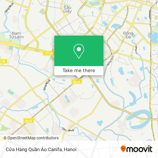 Cửa Hàng Quần Áo Canifa map