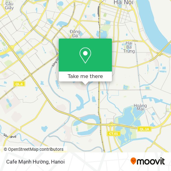 Cafe Mạnh Hường map