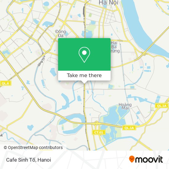 Cafe Sinh Tố map