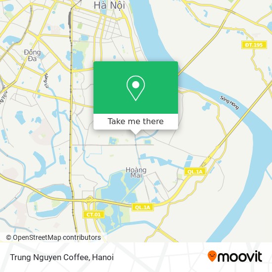 Trung Nguyen Coffee map