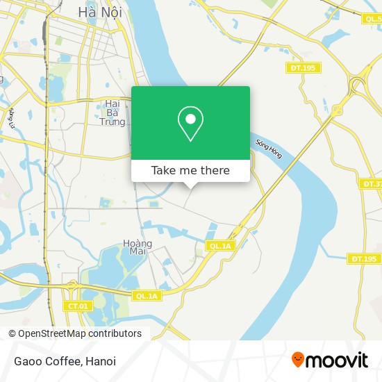 Gaoo Coffee map