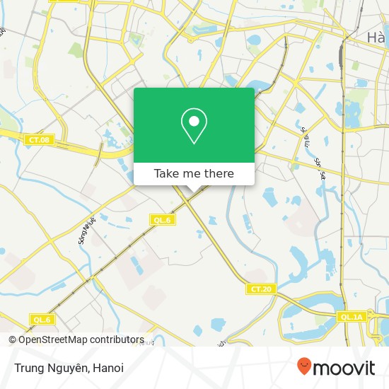 Trung Nguyên, 428 ĐƯỜNG Nguyễn Trãi Quận Thanh Xuân, Hà Nội map