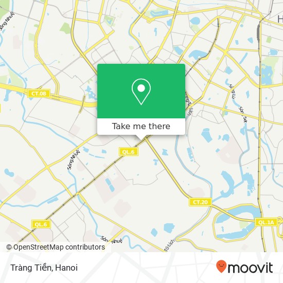 Tràng Tiền, ĐƯỜNG Nguyễn Trãi Quận Thanh Xuân, Hà Nội map