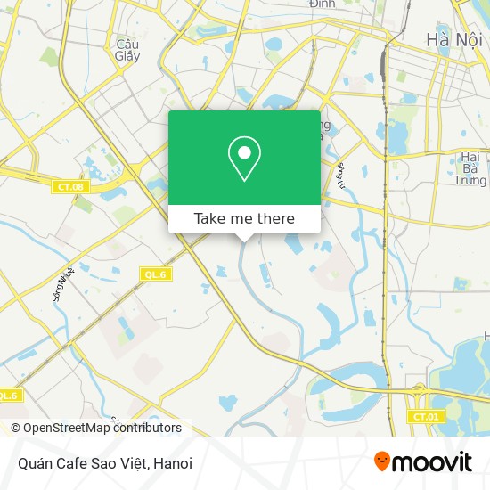 Quán Cafe Sao Việt map