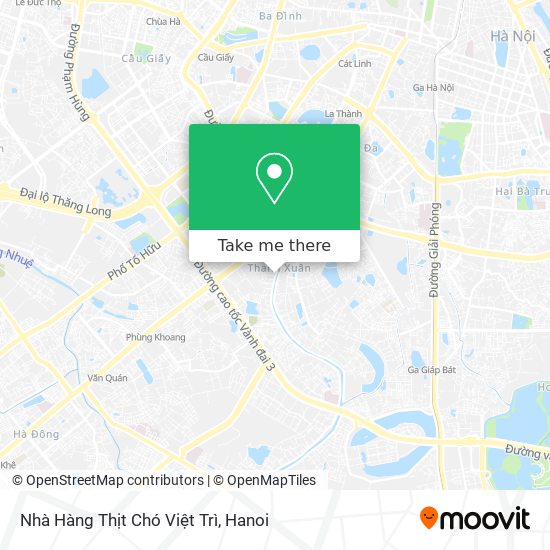 Nhà Hàng Thịt Chó Việt Trì map