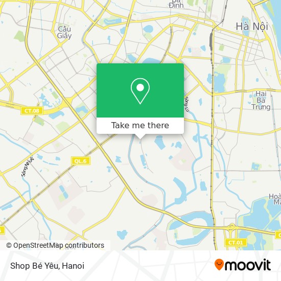 Shop Bé Yêu map