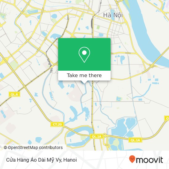 Cửa Hàng Áo Dài Mỹ Vy, NGÕ 155 Trường Chinh Quận Thanh Xuân, Hà Nội map