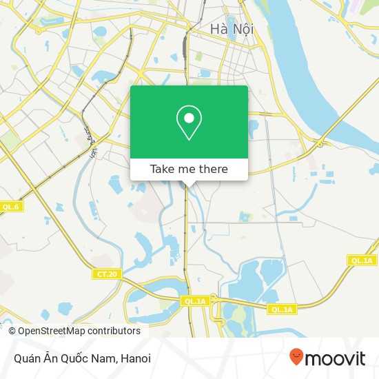 Quán Ăn Quốc Nam, NGÕ 543 Giải Phóng Quận Hoàng Mai, Hà Nội map