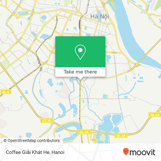 Coffee Giải Khát He, 473 ĐƯỜNG Giải Phóng Quận Thanh Xuân, Hà Nội map