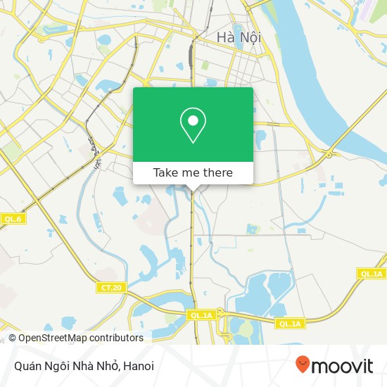 Quán Ngôi Nhà Nhỏ, ĐƯỜNG Giải Phóng Quận Thanh Xuân, Hà Nội map
