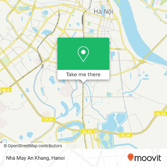 Nhà May An Khang, 575 ĐƯỜNG Giải Phóng Quận Hoàng Mai, Hà Nội map