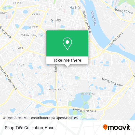 Shop Tiên Collection map