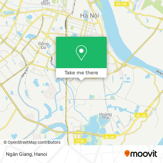 Ngân Giang map