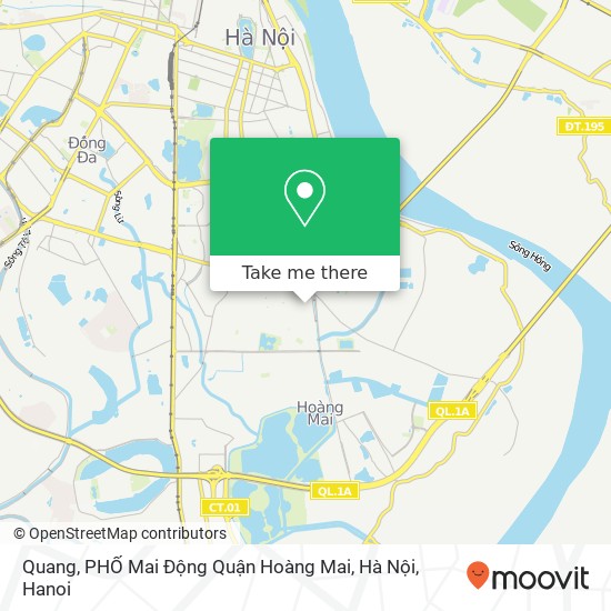 Quang, PHỐ Mai Động Quận Hoàng Mai, Hà Nội map