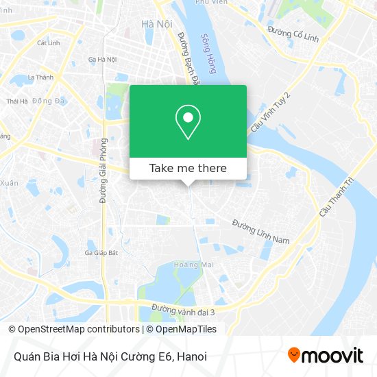 Quán Bia Hơi Hà Nội Cường E6 map