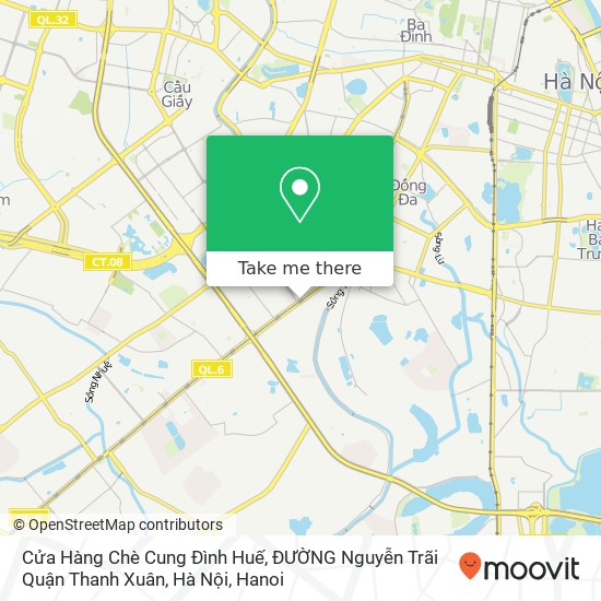 Cửa Hàng Chè Cung Đình Huế, ĐƯỜNG Nguyễn Trãi Quận Thanh Xuân, Hà Nội map