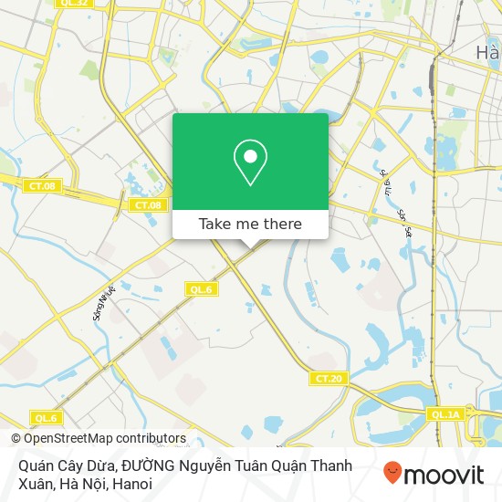 Quán Cây Dừa, ĐƯỜNG Nguyễn Tuân Quận Thanh Xuân, Hà Nội map