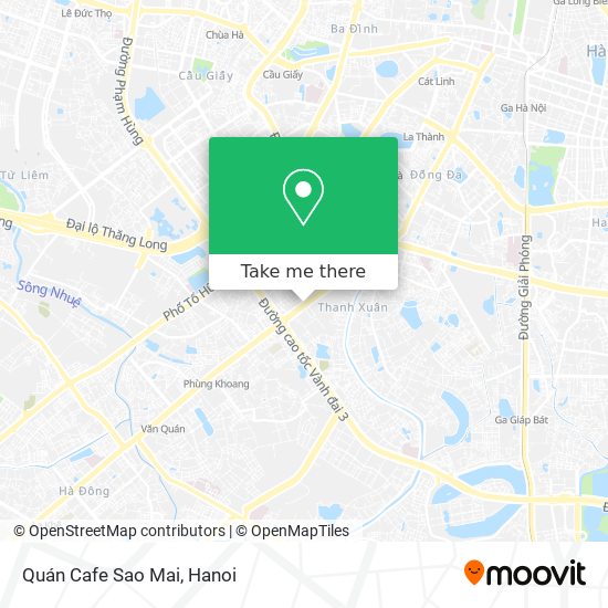 Quán Cafe Sao Mai map