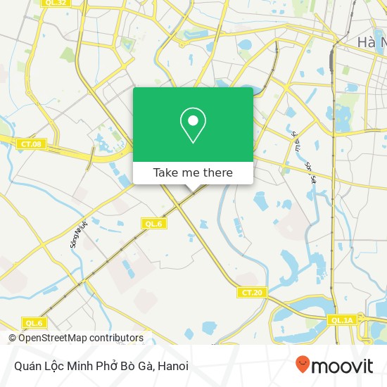 Quán Lộc Minh Phở Bò Gà, ĐƯỜNG Nguyễn Trãi Quận Thanh Xuân, Hà Nội map