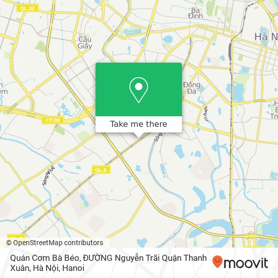 Quán Cơm Bà Béo, ĐƯỜNG Nguyễn Trãi Quận Thanh Xuân, Hà Nội map