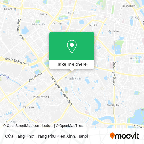 Cửa Hàng Thời Trang Phụ Kiện Xinh map