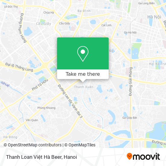 Thanh Loan Việt Hà Beer map