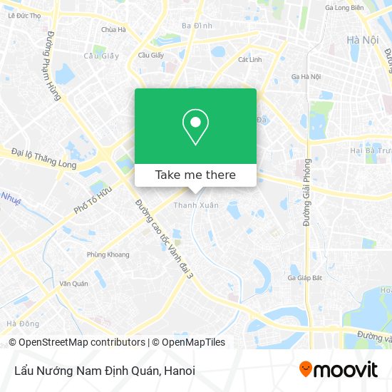 Lẩu Nướng Nam Định Quán map