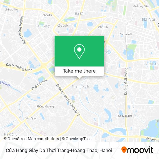 Cửa Hàng Giày Da Thời Trang-Hoàng Thao map